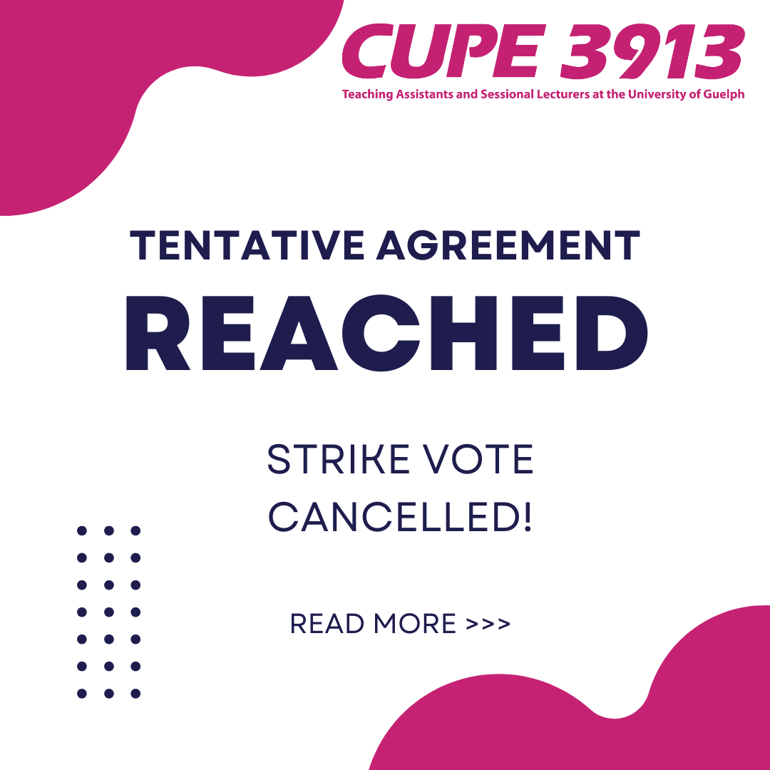 Tentative Agreement Reached