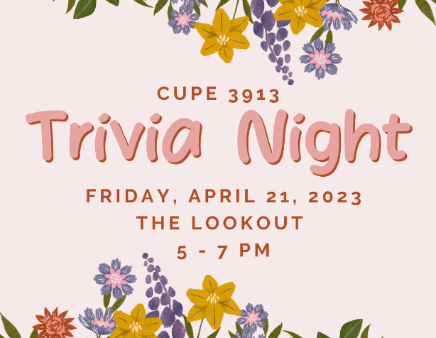 Trivia - THIS FRIDAY - The Lookout