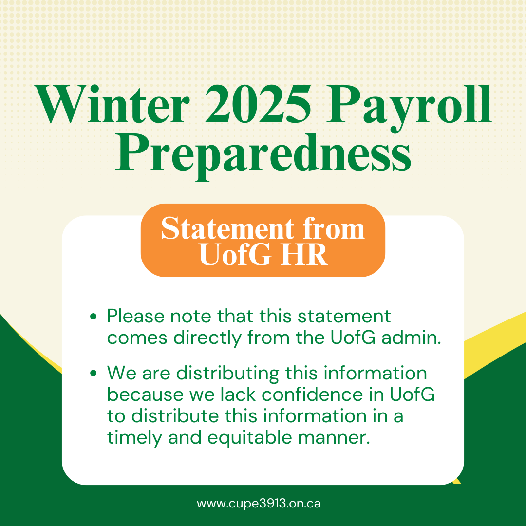 Winter 2025 Payroll