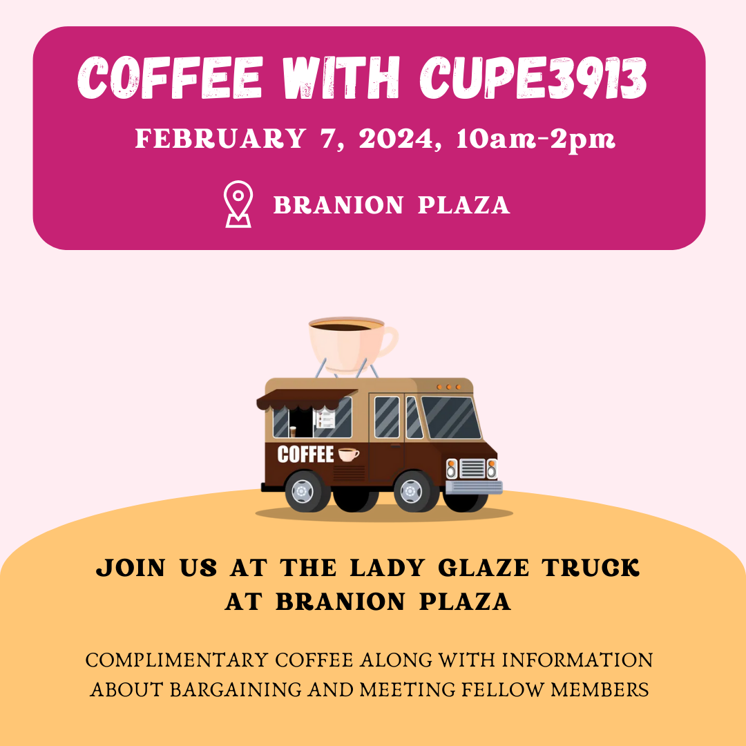 Coffee with CUPE Local 3913